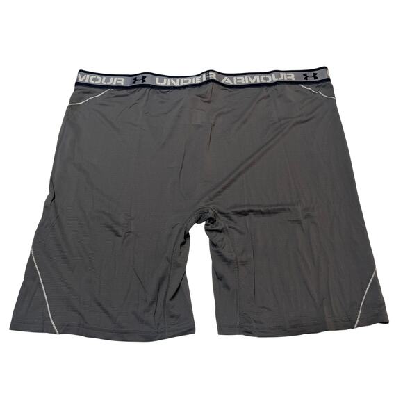 M2-72 UNDERARMOUR NWT Men's IsoChill Mesh BoxerJock Underwear 9" Inseam Gray 3XL - Picture 3 of 10